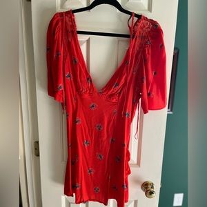 FREE PEOPLE RED DRESS